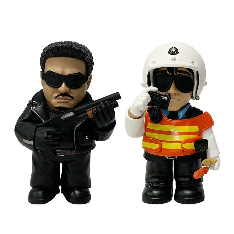 Stephen Chow & Ng Man-tat “Coward’s Saviour” Funny Figures – Fight Back to School / Love on Delivery Statue, PC Case & Desktop Ornament for Gamers